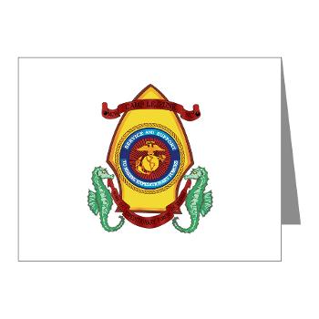 CL - M01 - 02 - Marine Corps Base Camp Lejeune - Note Cards (Pk of 20)